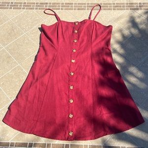 Maroon Dress
